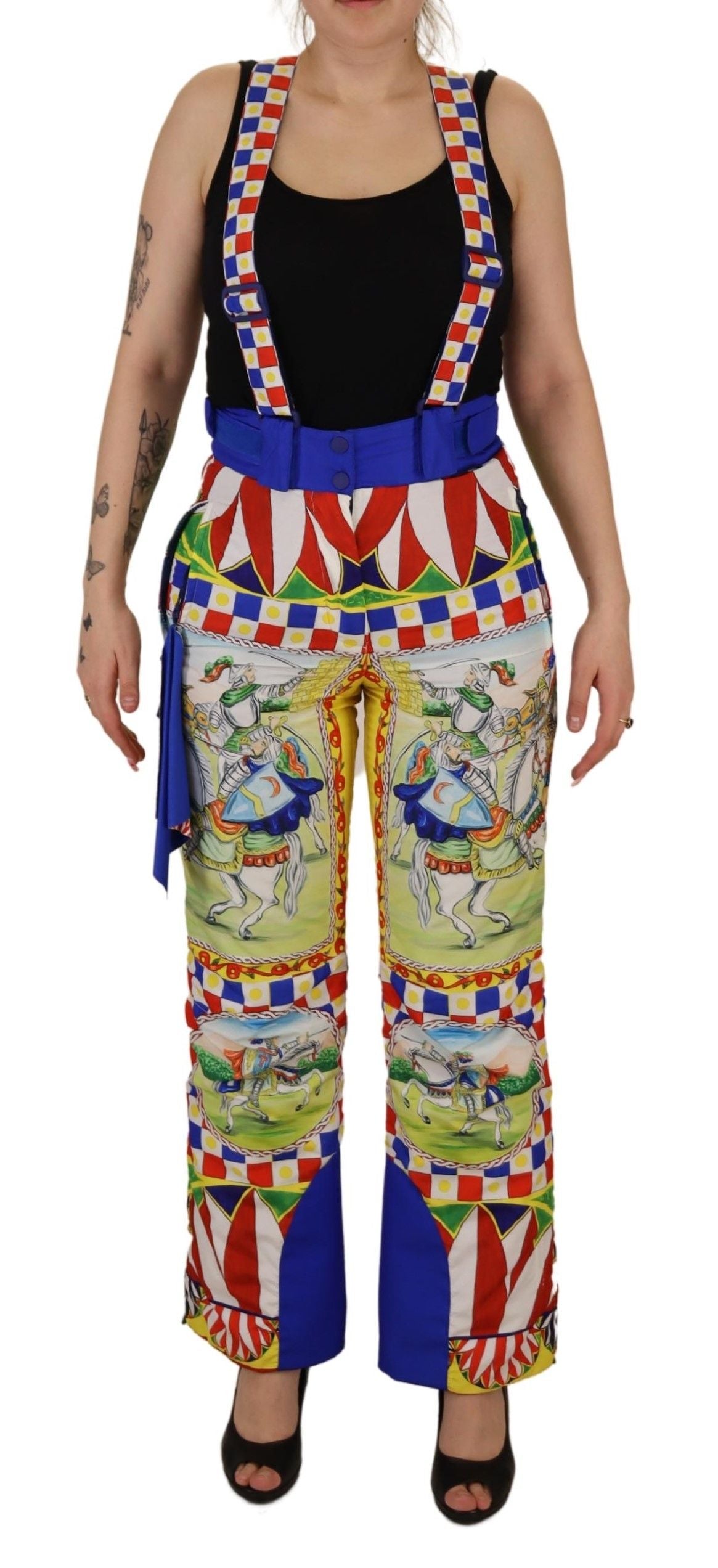 Dolce & Gabbana Multicolor Flared Pants for Women