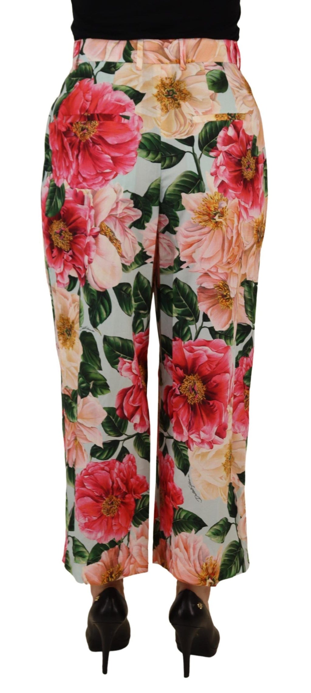Dolce & Gabbana Multicolor Cropped Pants for Women detail view