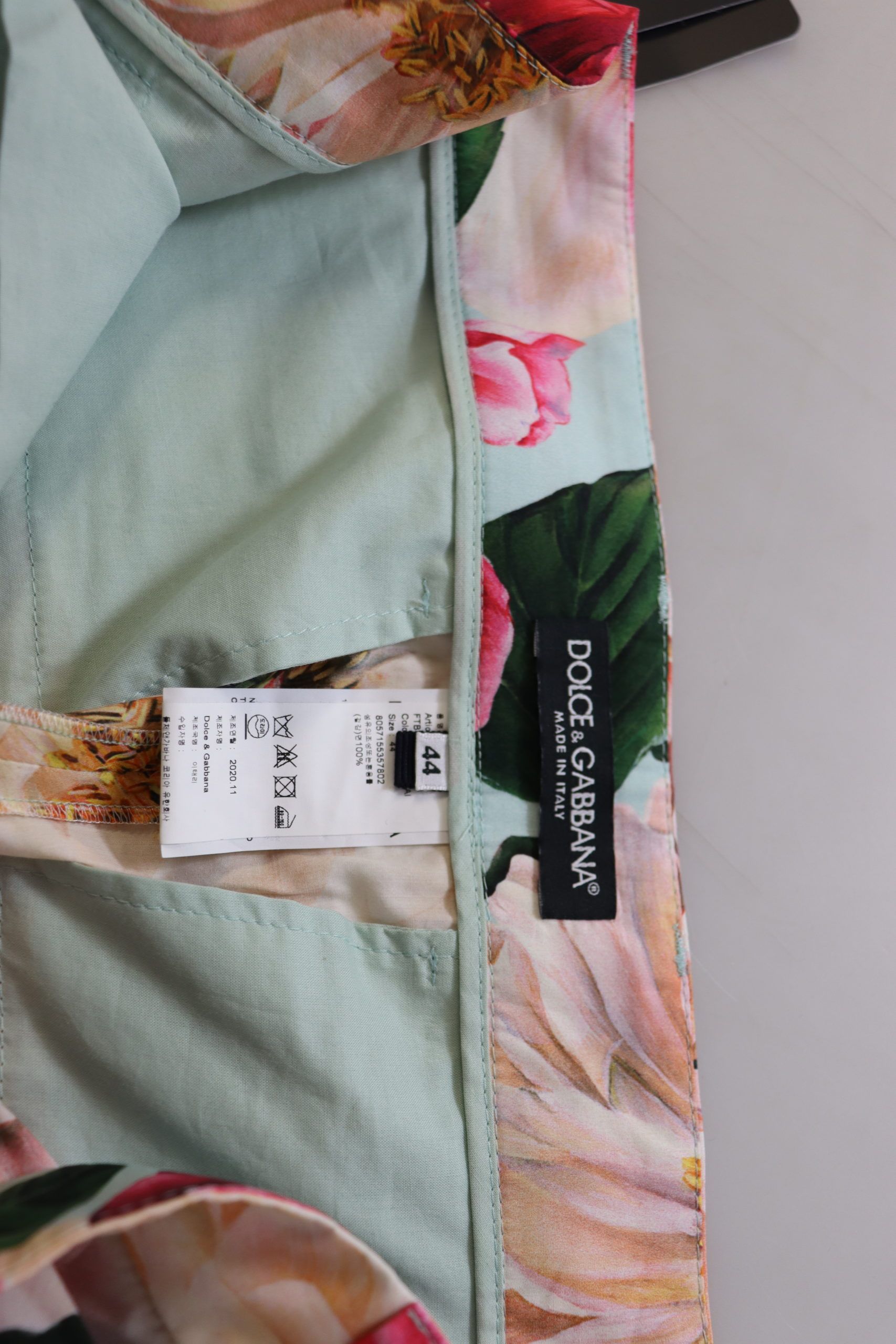 Dolce & Gabbana Multicolor Cropped Pants for Women additional view