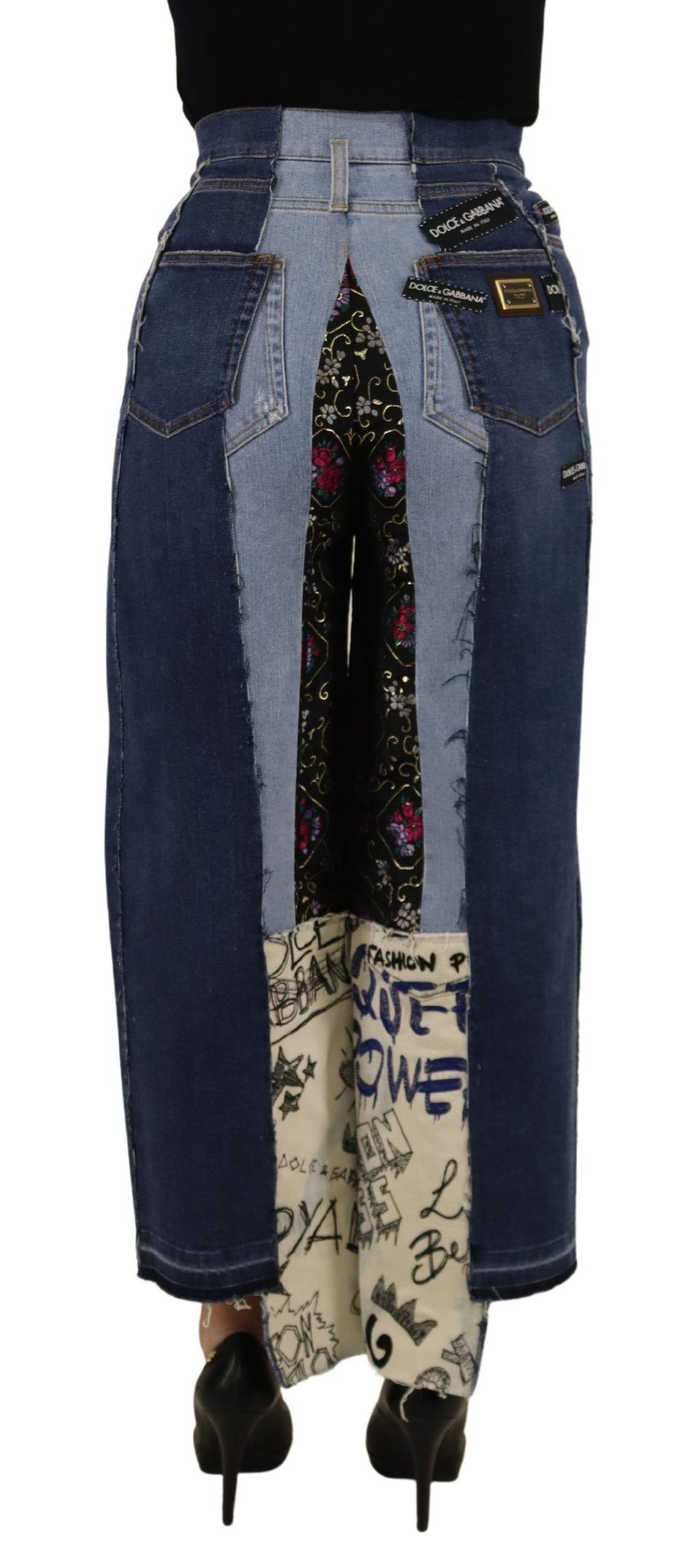 Dolce & Gabbana Multicolor Relaxed Fit Jeans for Women alternate view