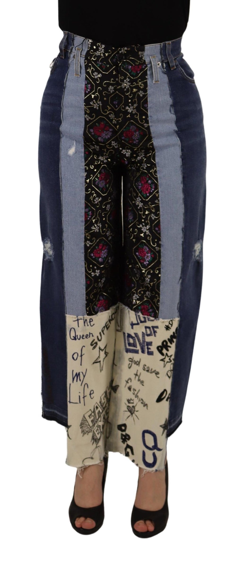 Dolce & Gabbana Multicolor Relaxed Fit Jeans for Women