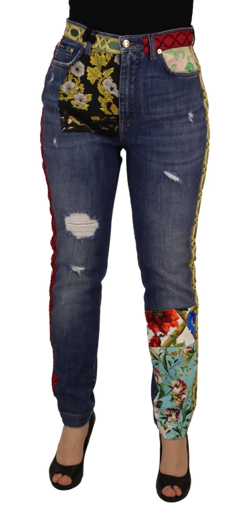 Dolce & Gabbana Blue Skinny Jeans for Women