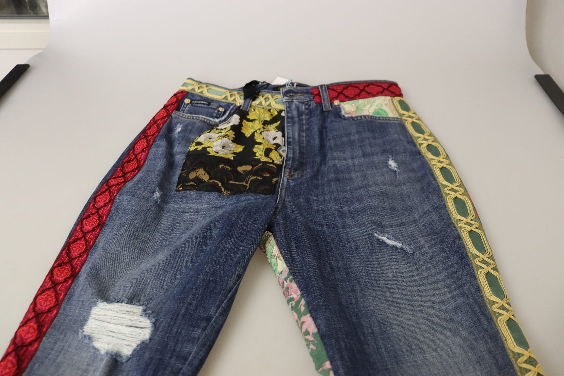 Dolce & Gabbana Blue Skinny Jeans for Women additional view