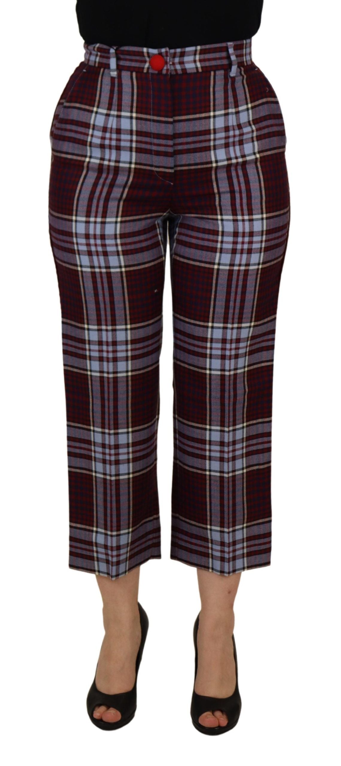 Dolce & Gabbana Grey Cropped Pants for Women