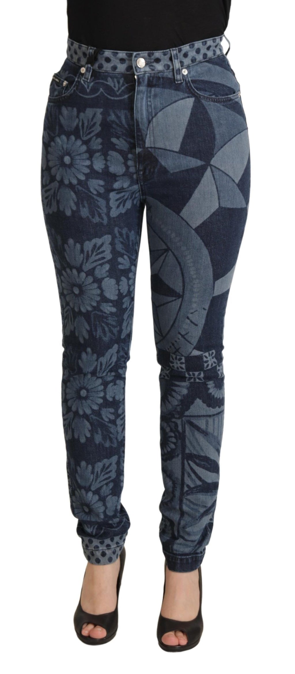 Dolce & Gabbana Blue Skinny Jeans for Women