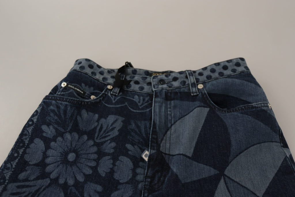 Dolce & Gabbana Blue Skinny Jeans for Women additional view