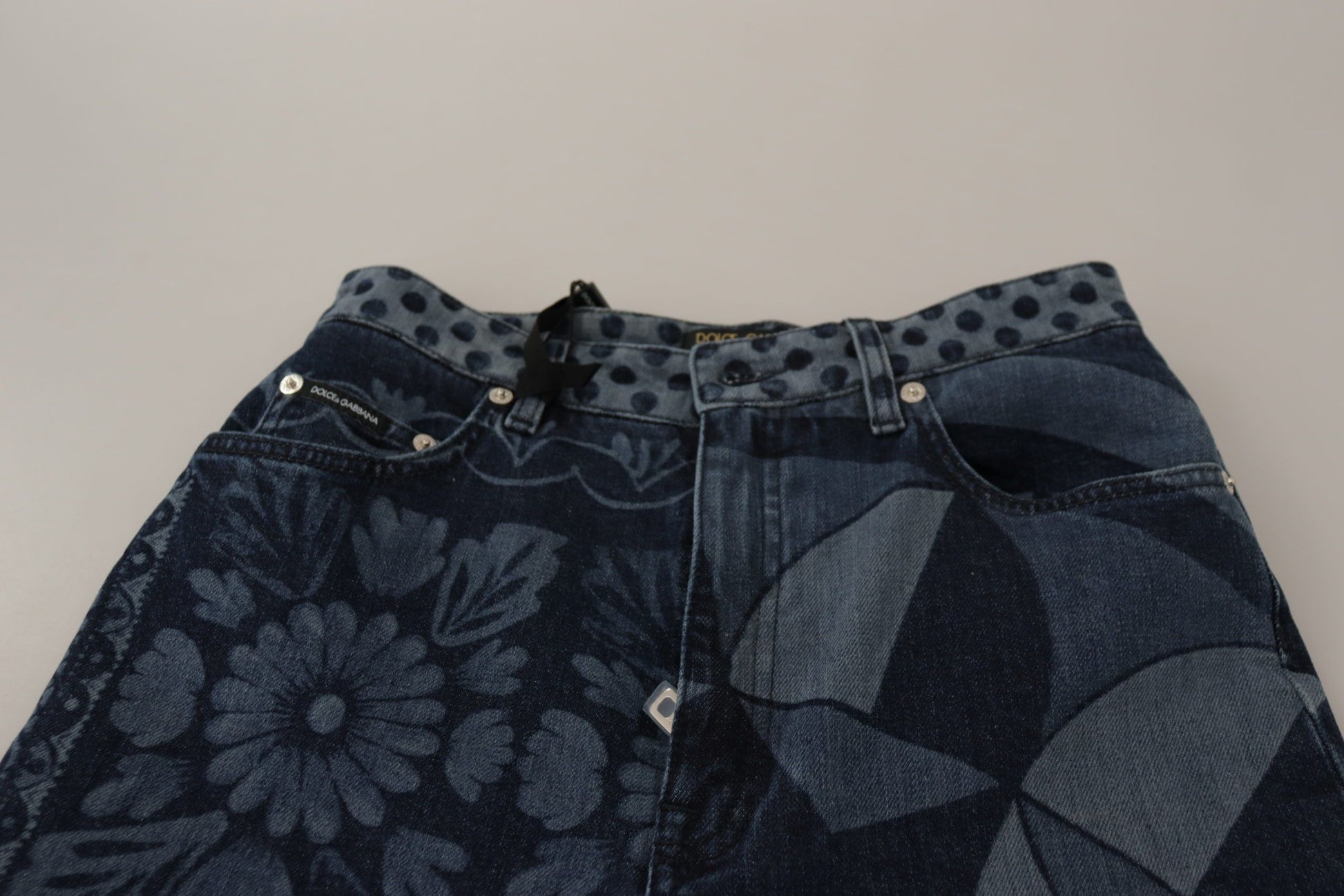 Dolce & Gabbana Blue Skinny Jeans for Women additional view