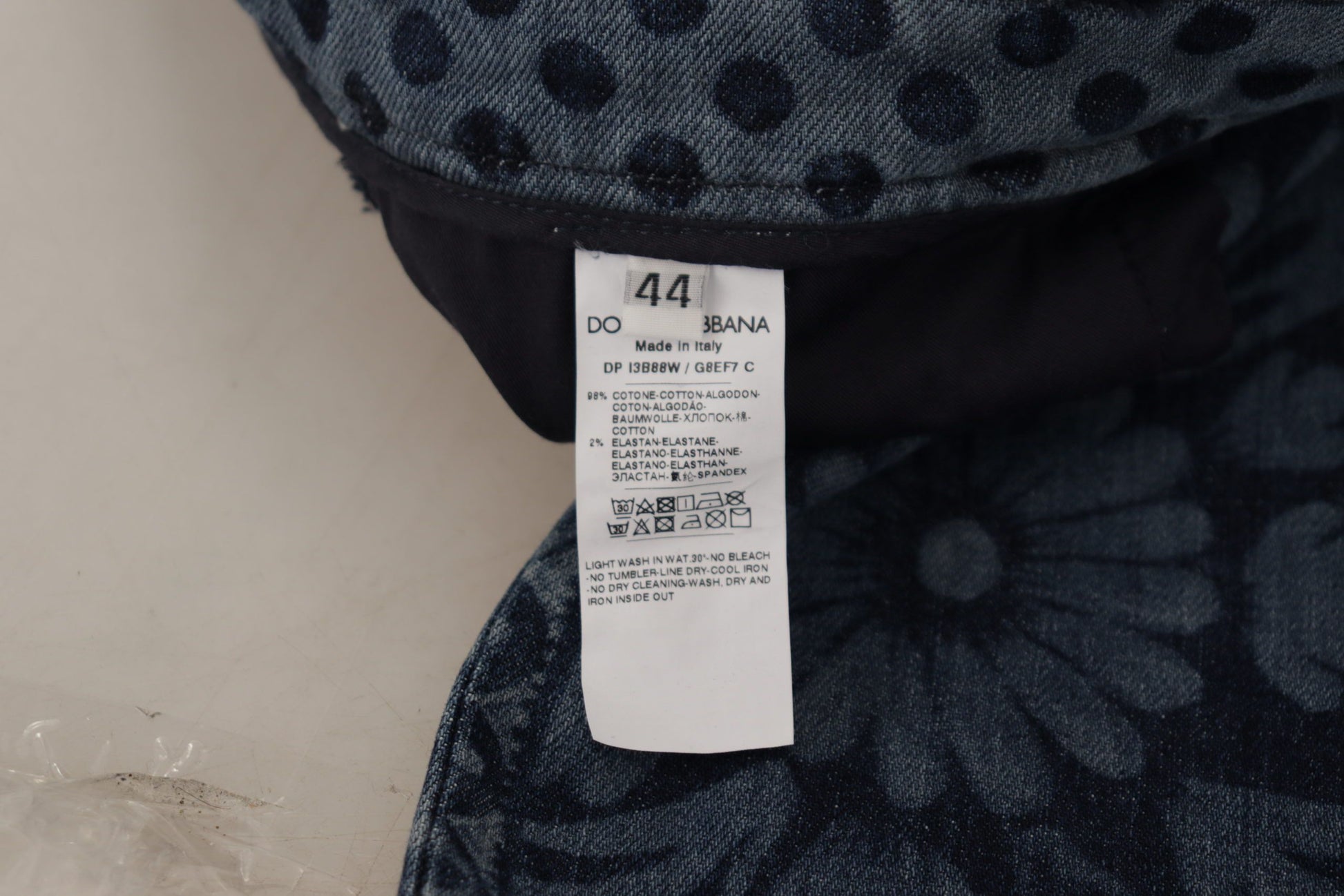 Dolce & Gabbana Blue Skinny Jeans for Women additional view