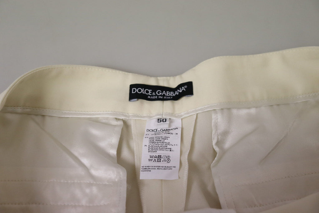Dolce & Gabbana White Cropped Pants for Women additional view