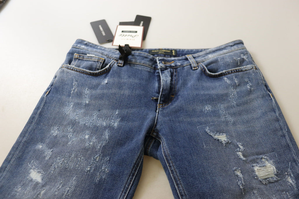 Dolce & Gabbana Blue Skinny Jeans for Women additional view