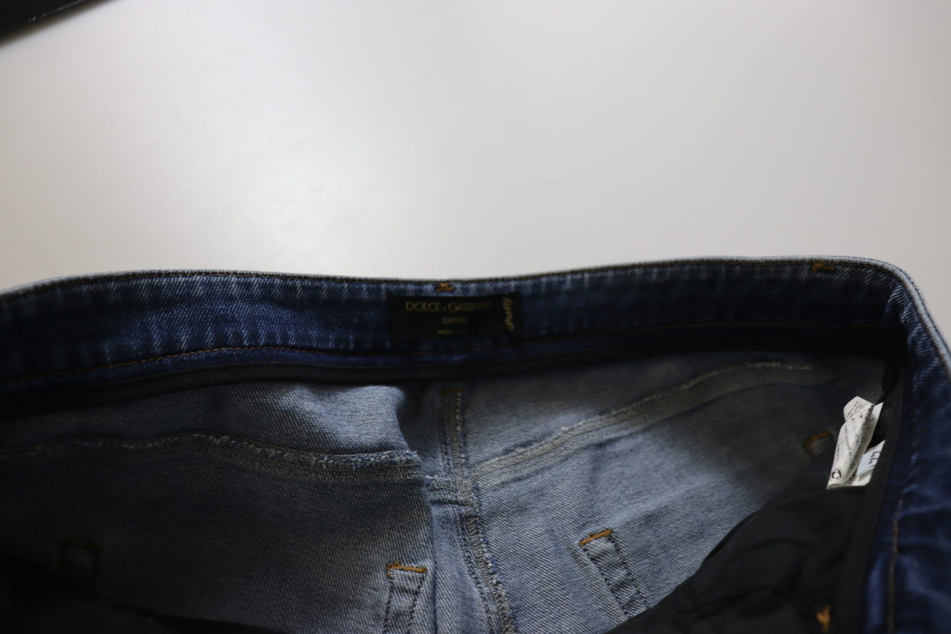 Dolce & Gabbana Blue Skinny Jeans for Women additional view