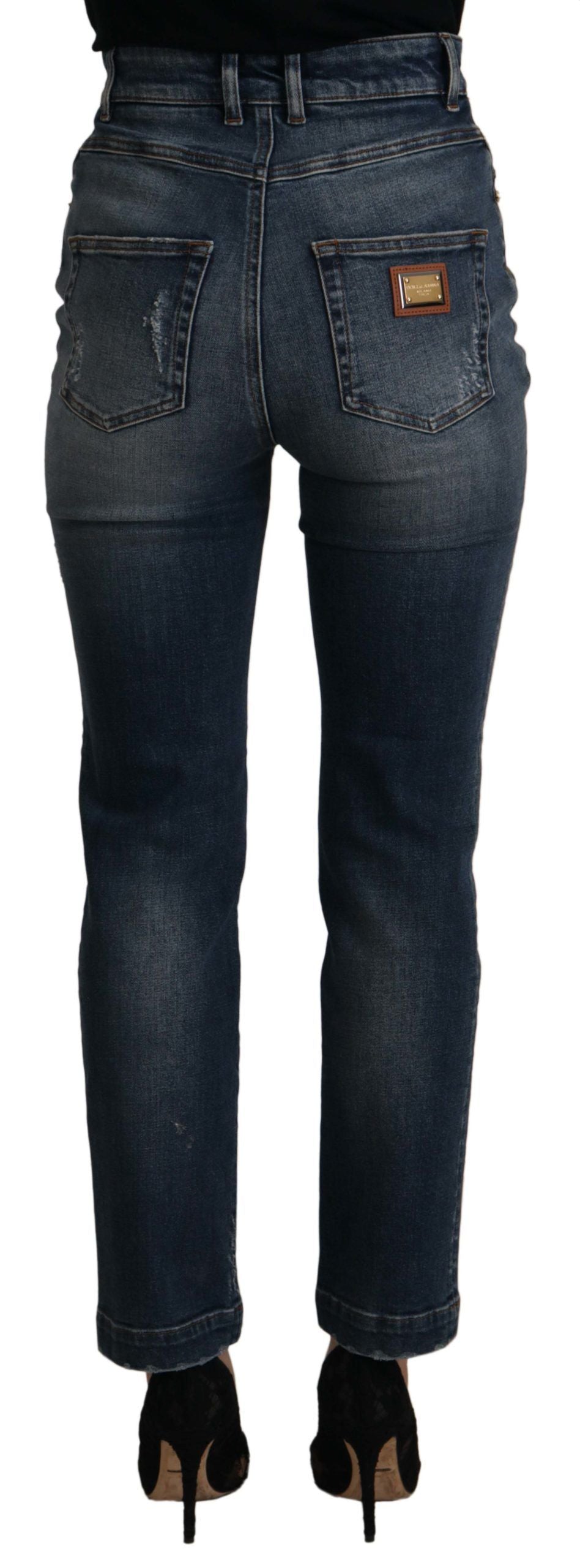 Dolce & Gabbana Blue Skinny Jeans for Women alternate view