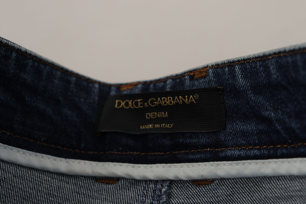 Dolce & Gabbana Blue Skinny Jeans for Women additional view