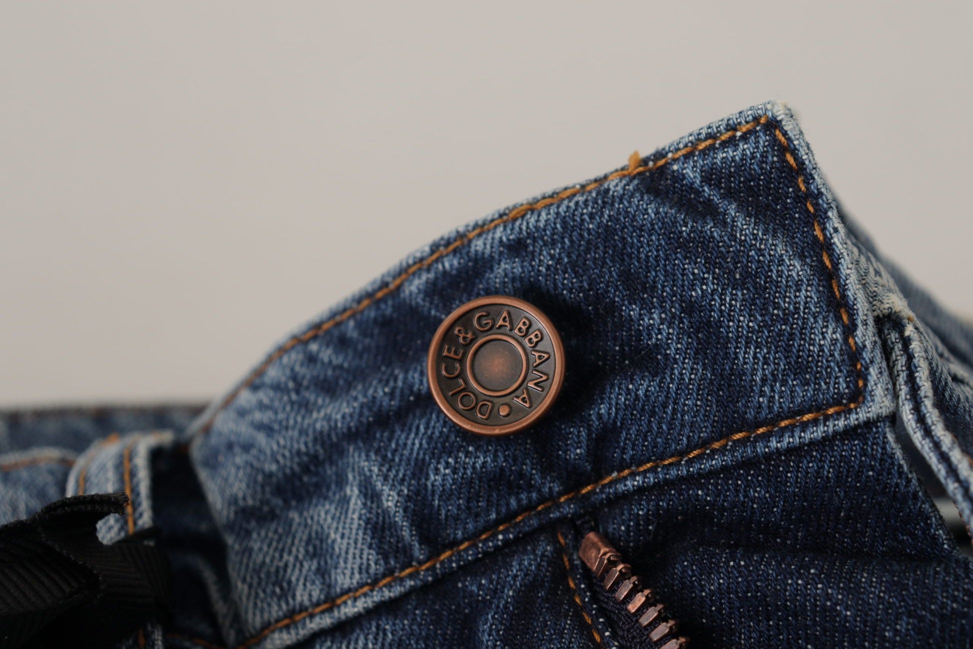 Dolce & Gabbana Blue Relaxed Fit Jeans for Women side view
