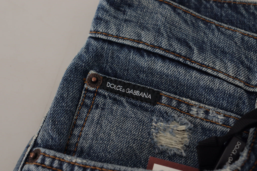 Dolce & Gabbana Blue Relaxed Fit Jeans for Women additional view