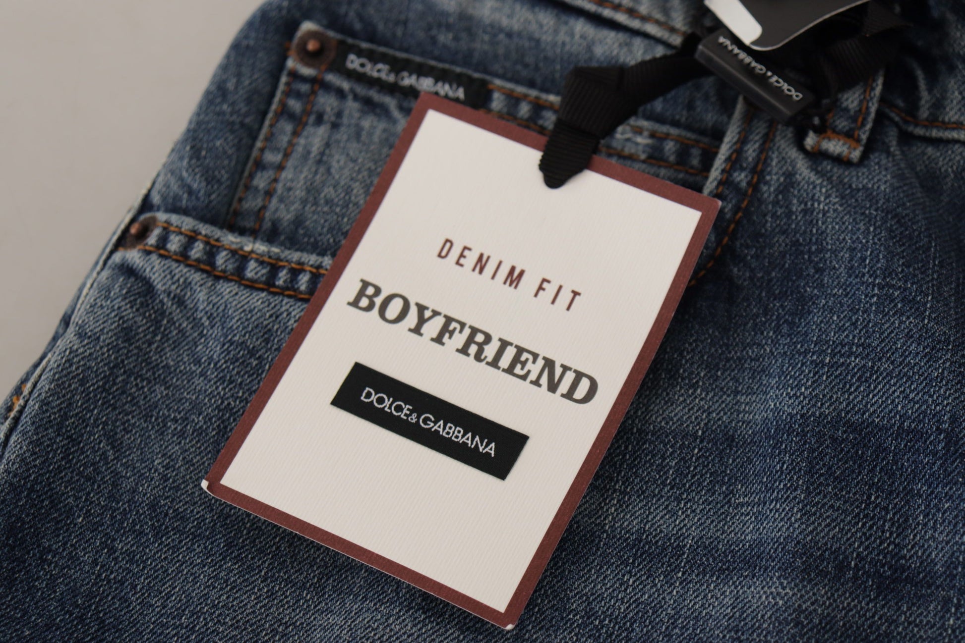 Dolce & Gabbana Blue Relaxed Fit Jeans for Women additional view