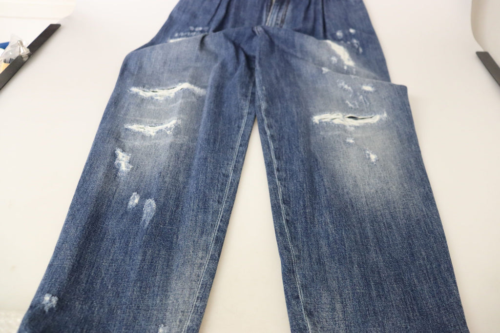 Dolce & Gabbana Blue Relaxed Fit Jeans for Women side view