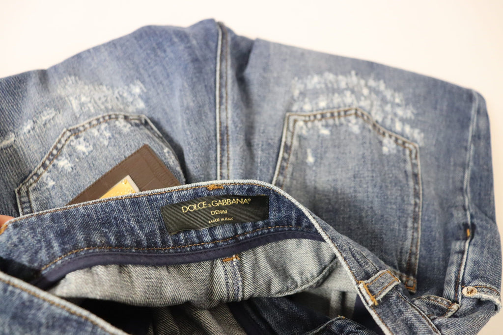 Dolce & Gabbana Blue Relaxed Fit Jeans for Women additional view