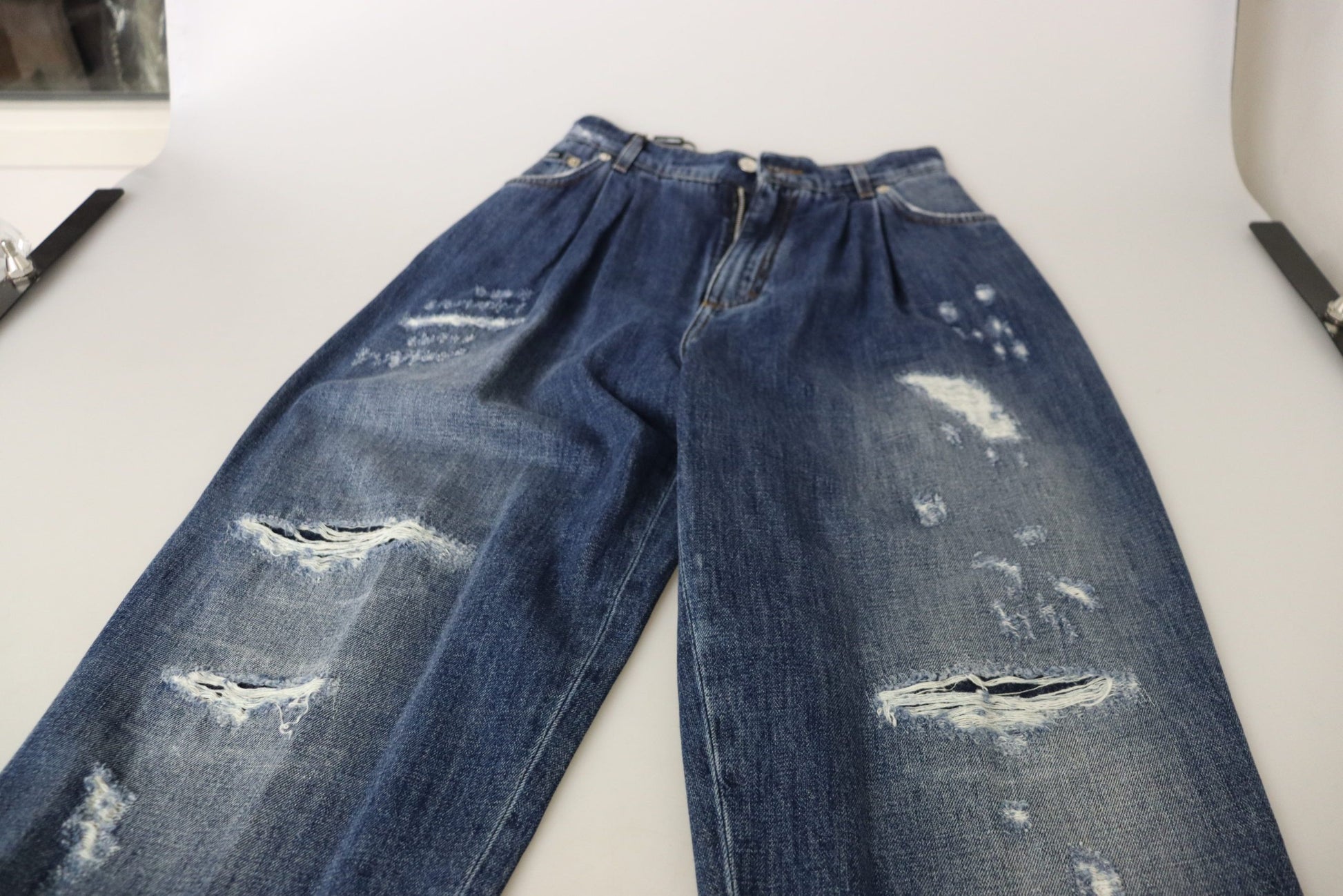 Dolce & Gabbana Blue Relaxed Fit Jeans for Women additional view