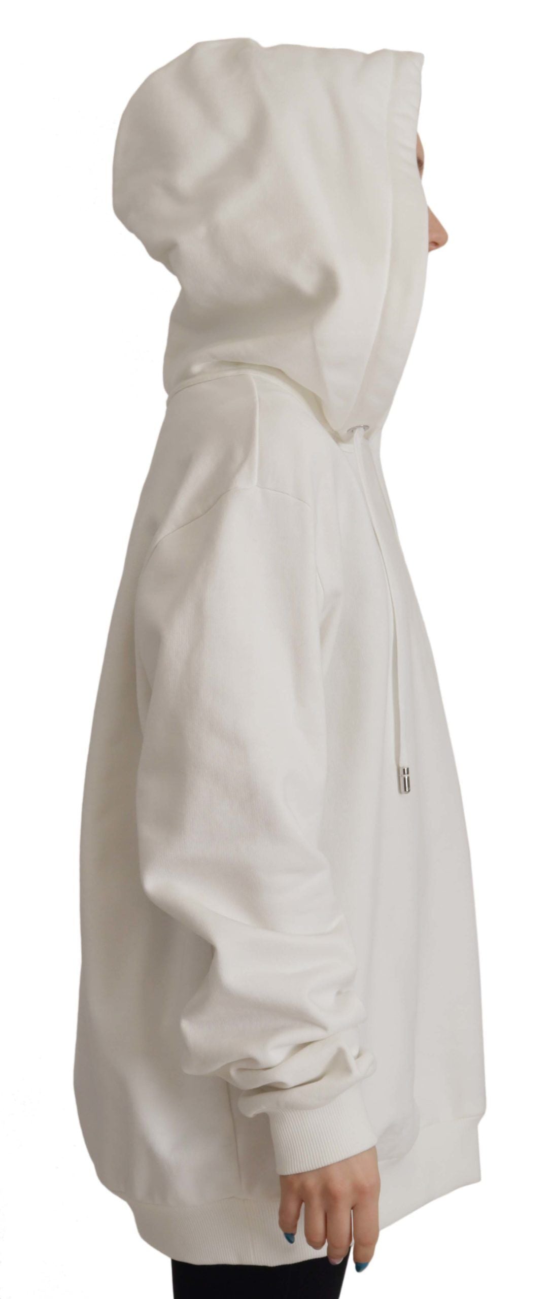 Dolce & Gabbana White Hoodie for Women detail view
