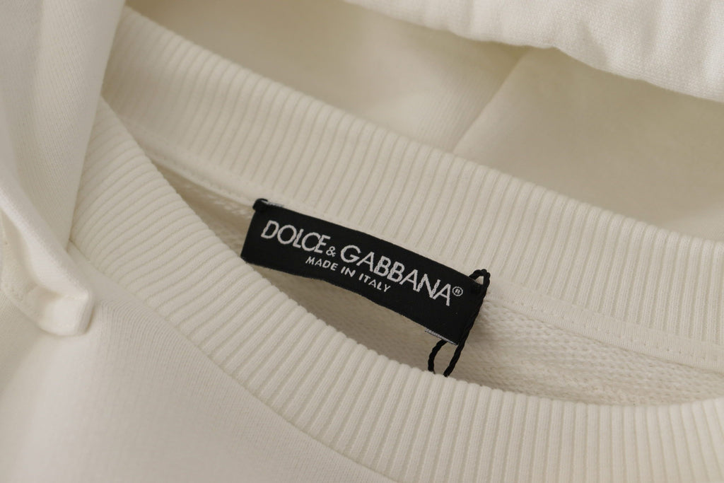 Dolce & Gabbana White Hoodie for Women additional view