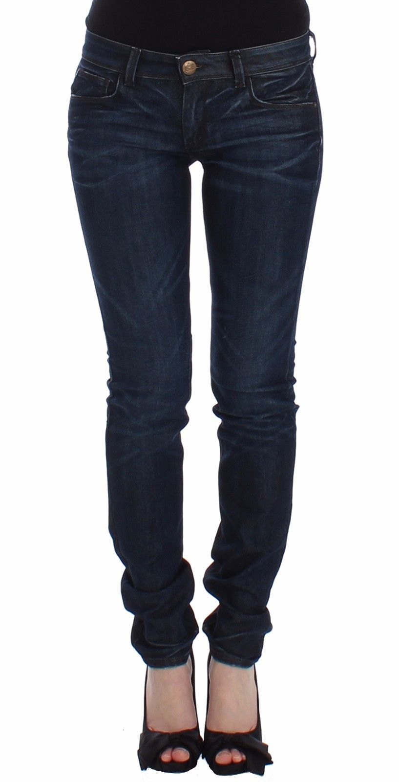 Ermanno Scervino Blue Skinny Jeans for Women
