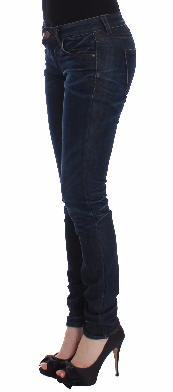 Ermanno Scervino Blue Skinny Jeans for Women alternate view