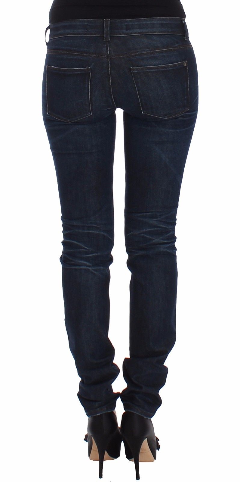 Ermanno Scervino Blue Skinny Jeans for Women detail view