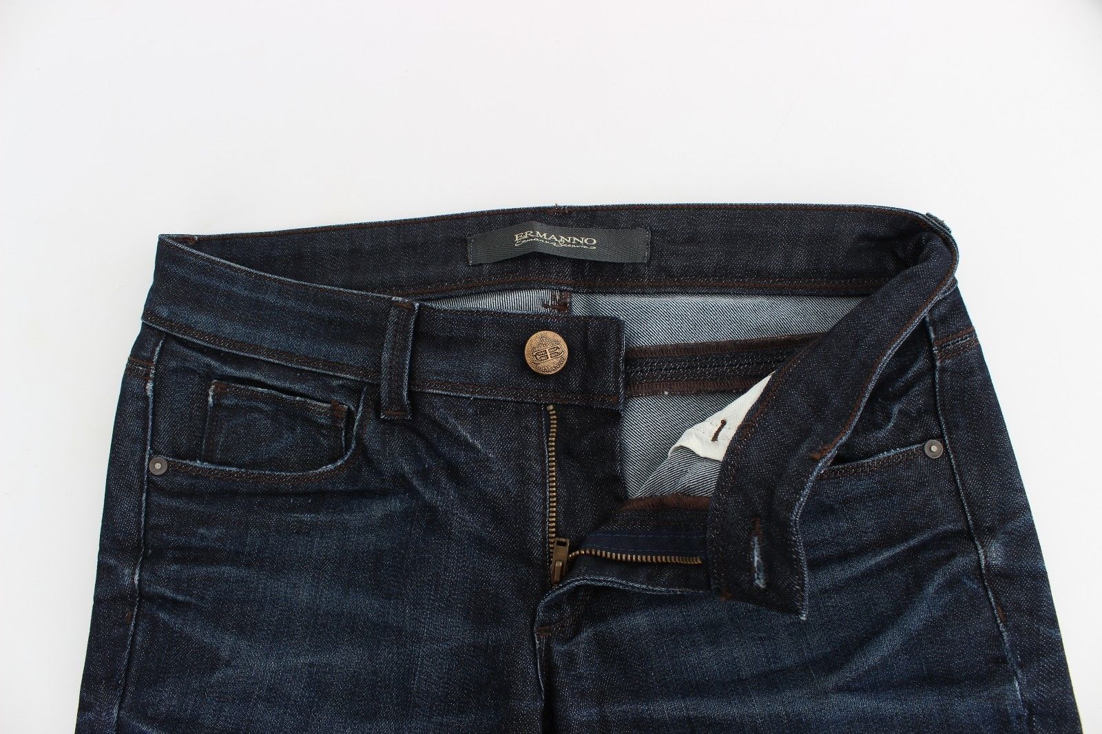 Ermanno Scervino Blue Skinny Jeans for Women additional view