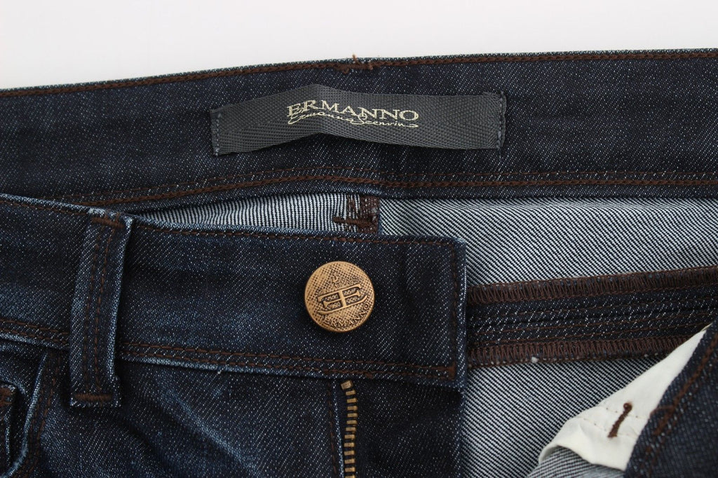 Ermanno Scervino Blue Skinny Jeans for Women additional view