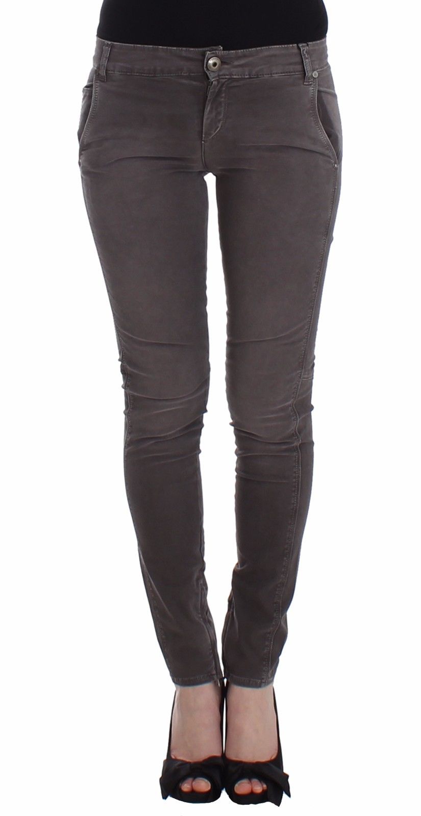 Ermanno Scervino Grey Skinny Jeans for Women