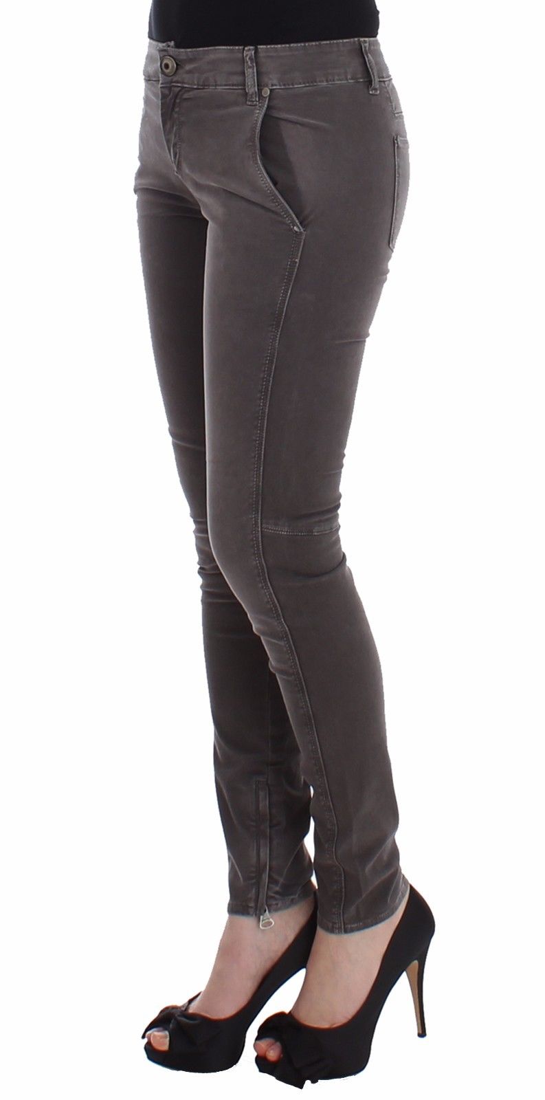 Ermanno Scervino Grey Skinny Jeans for Women alternate view