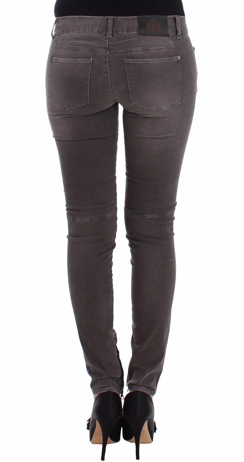 Ermanno Scervino Grey Skinny Jeans for Women detail view