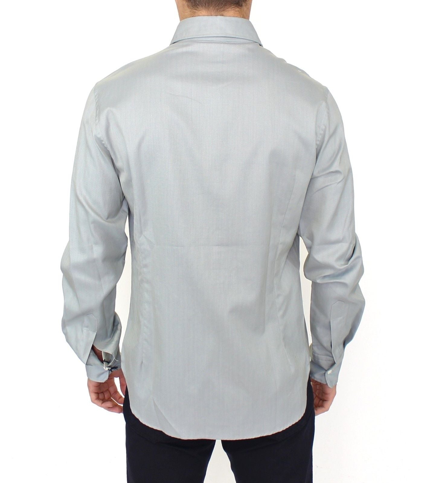 Ermanno Scervino Grey Dress Shirt for Men detail view