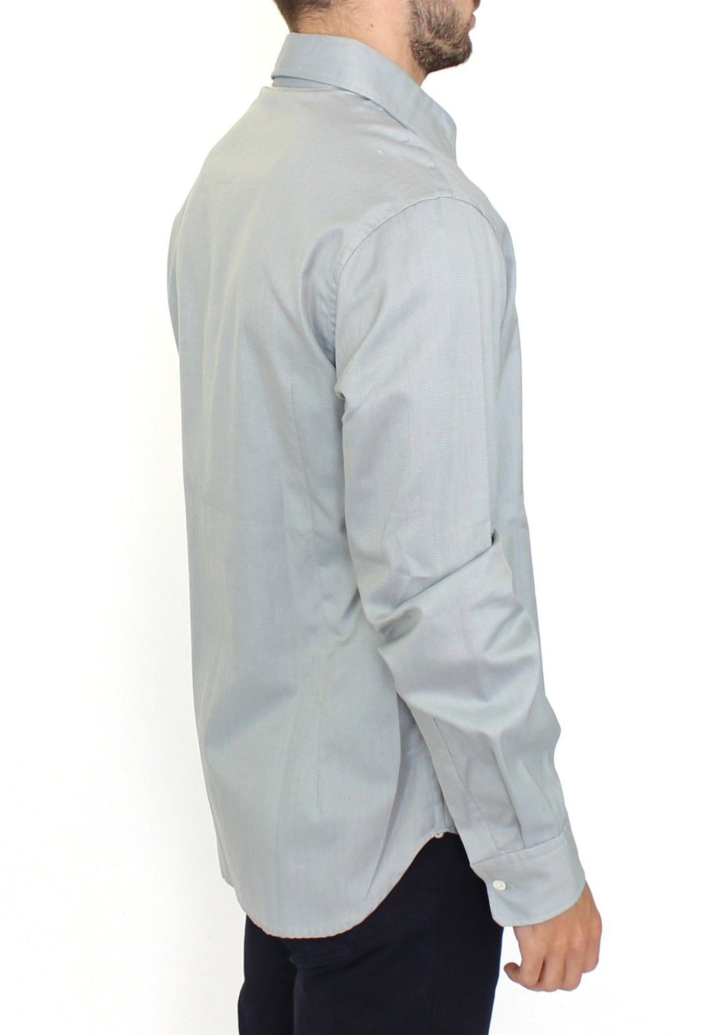 Ermanno Scervino Grey Dress Shirt for Men side view