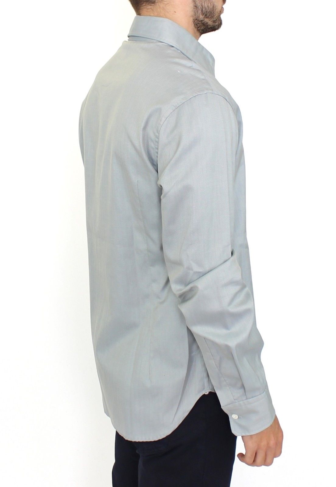 Ermanno Scervino Grey Dress Shirt for Men side view