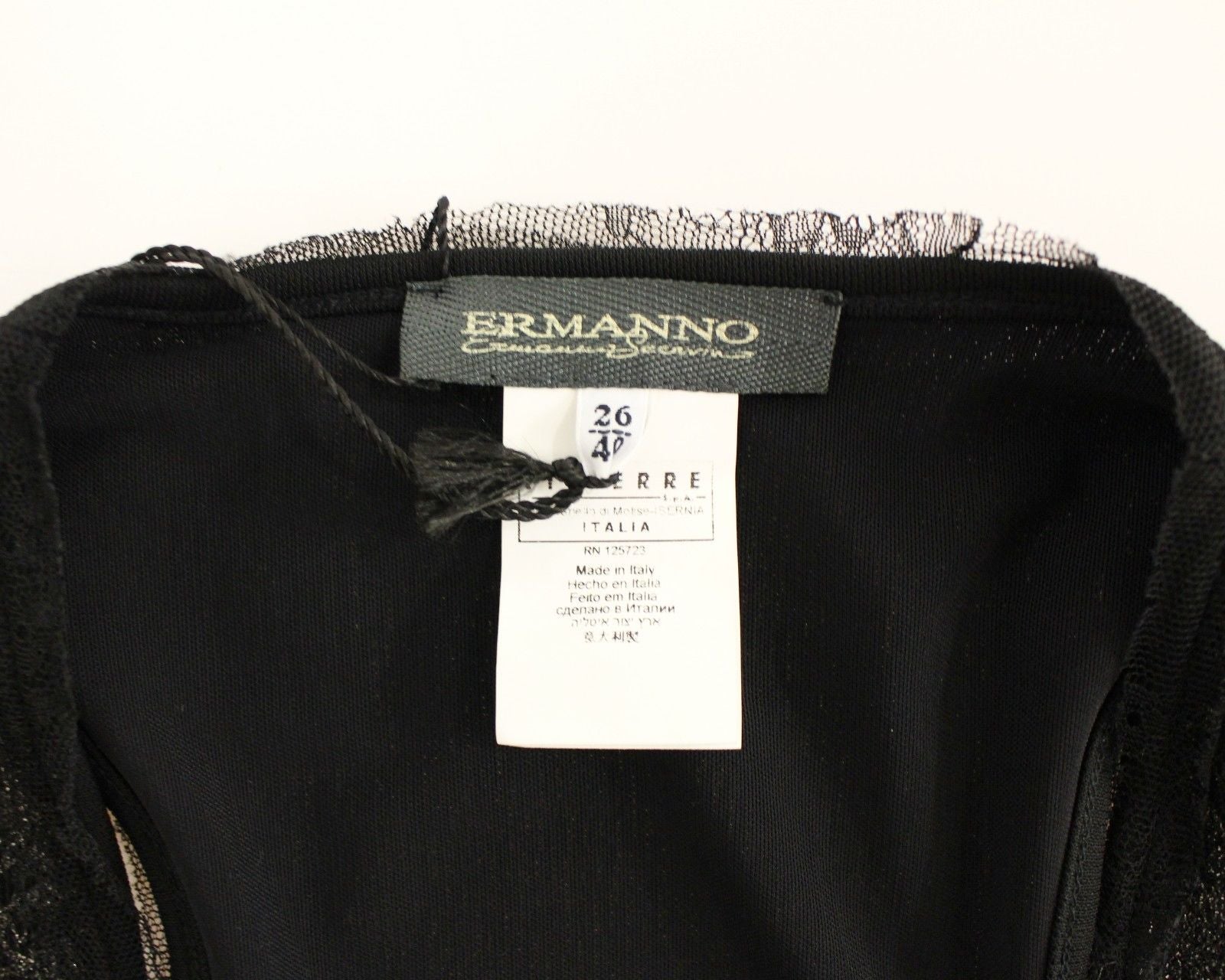 Ermanno Scervino Black Short for Women additional view