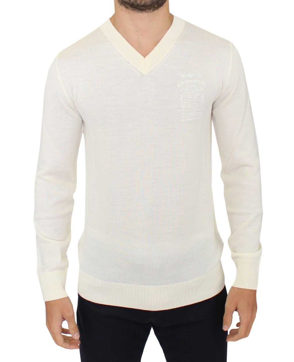 Ermanno Scervino White Sweatshirt for Men