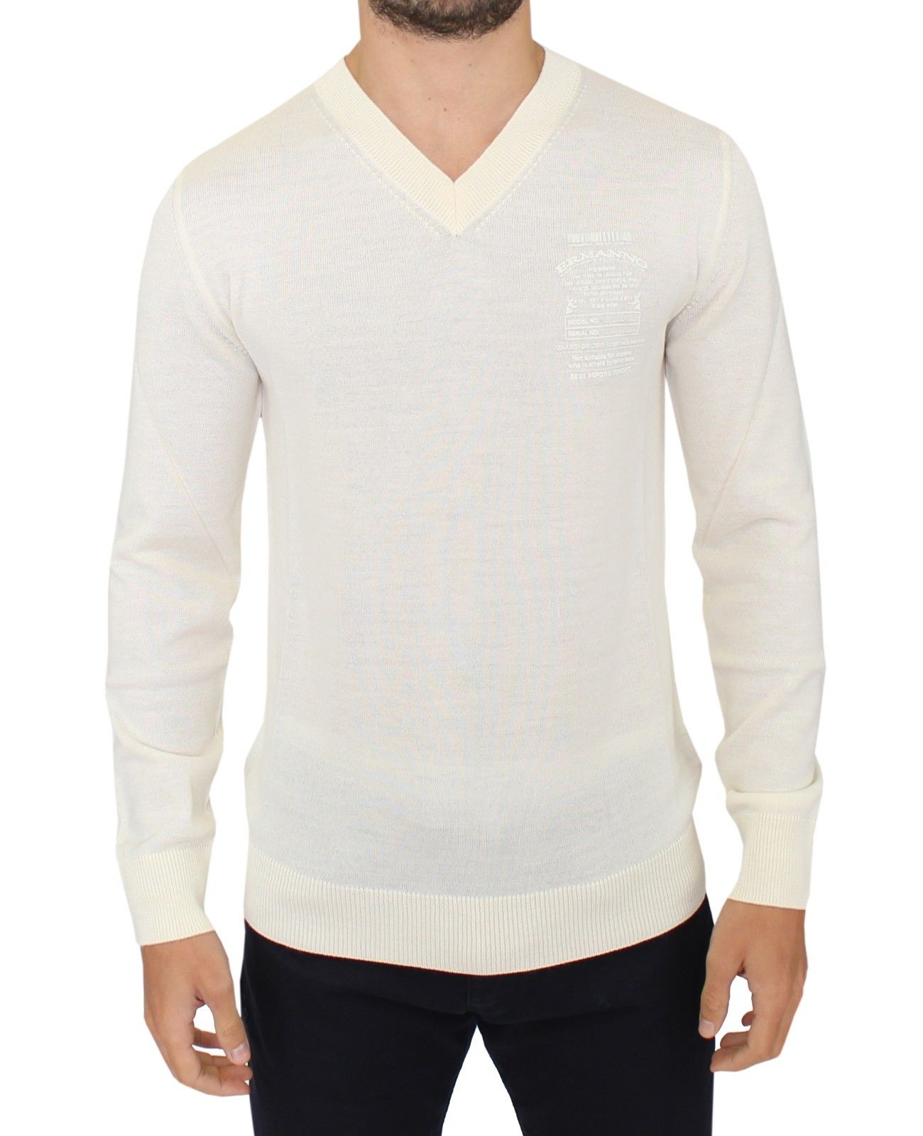 Ermanno Scervino White Sweatshirt for Men