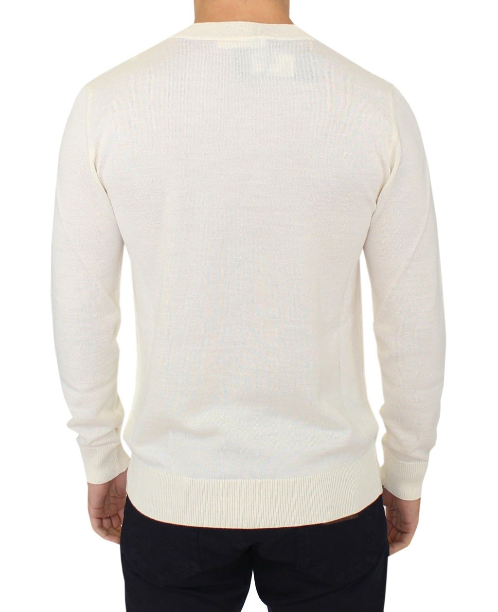 Ermanno Scervino White Sweatshirt for Men side view