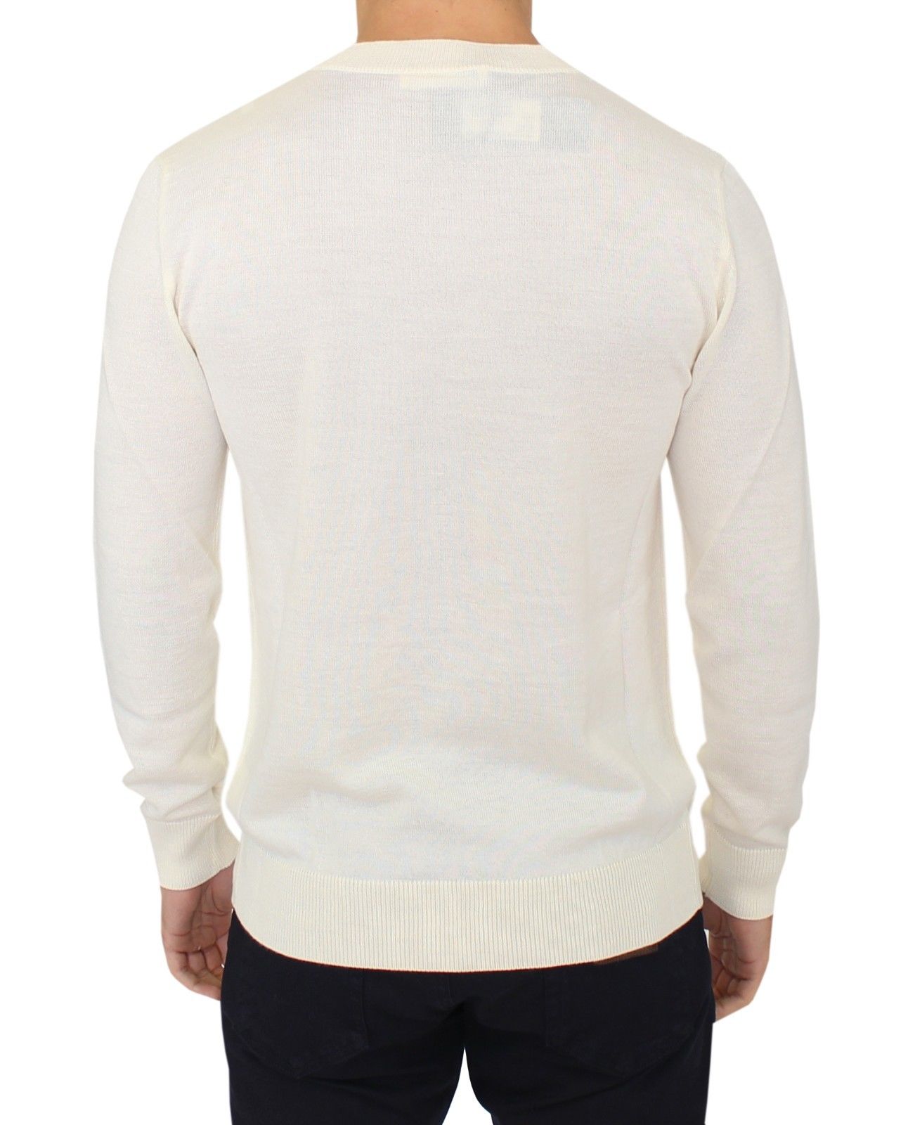 Ermanno Scervino White Sweatshirt for Men side view