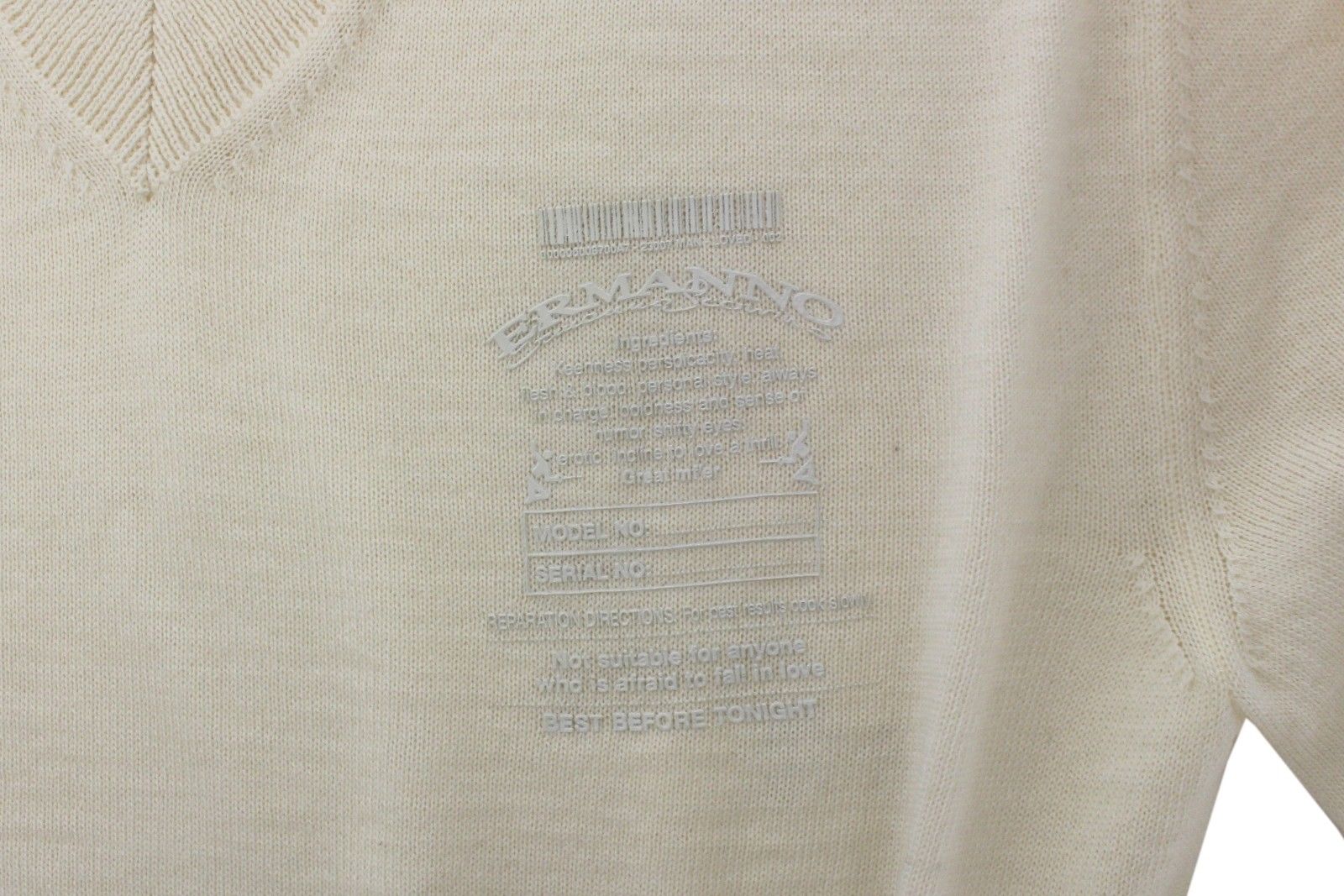 Ermanno Scervino White Sweatshirt for Men additional view