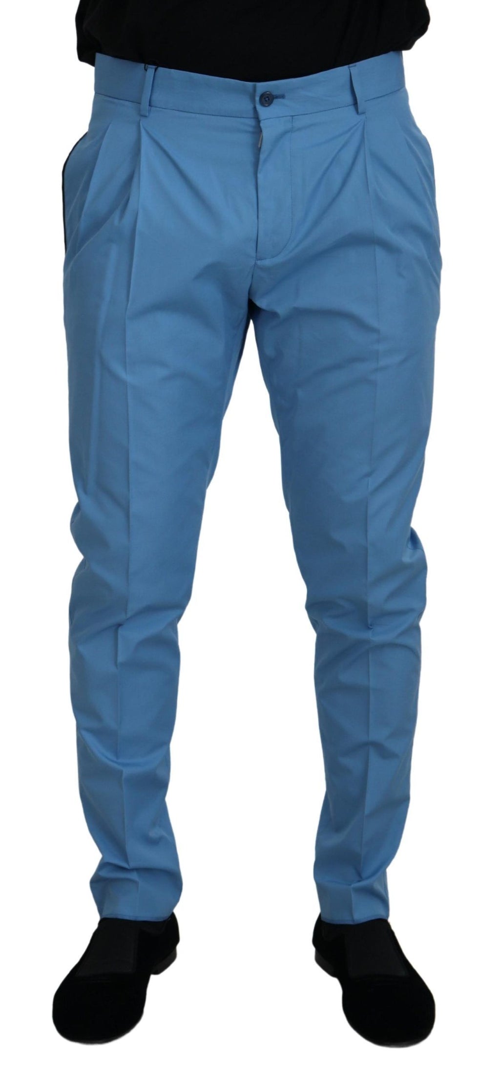Dolce & Gabbana Blue Chino Pants for Men