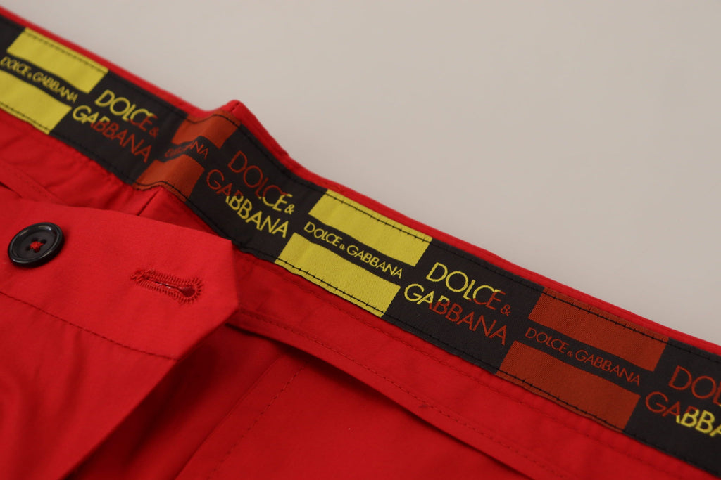 Dolce & Gabbana Red Chino Pants for Men additional view