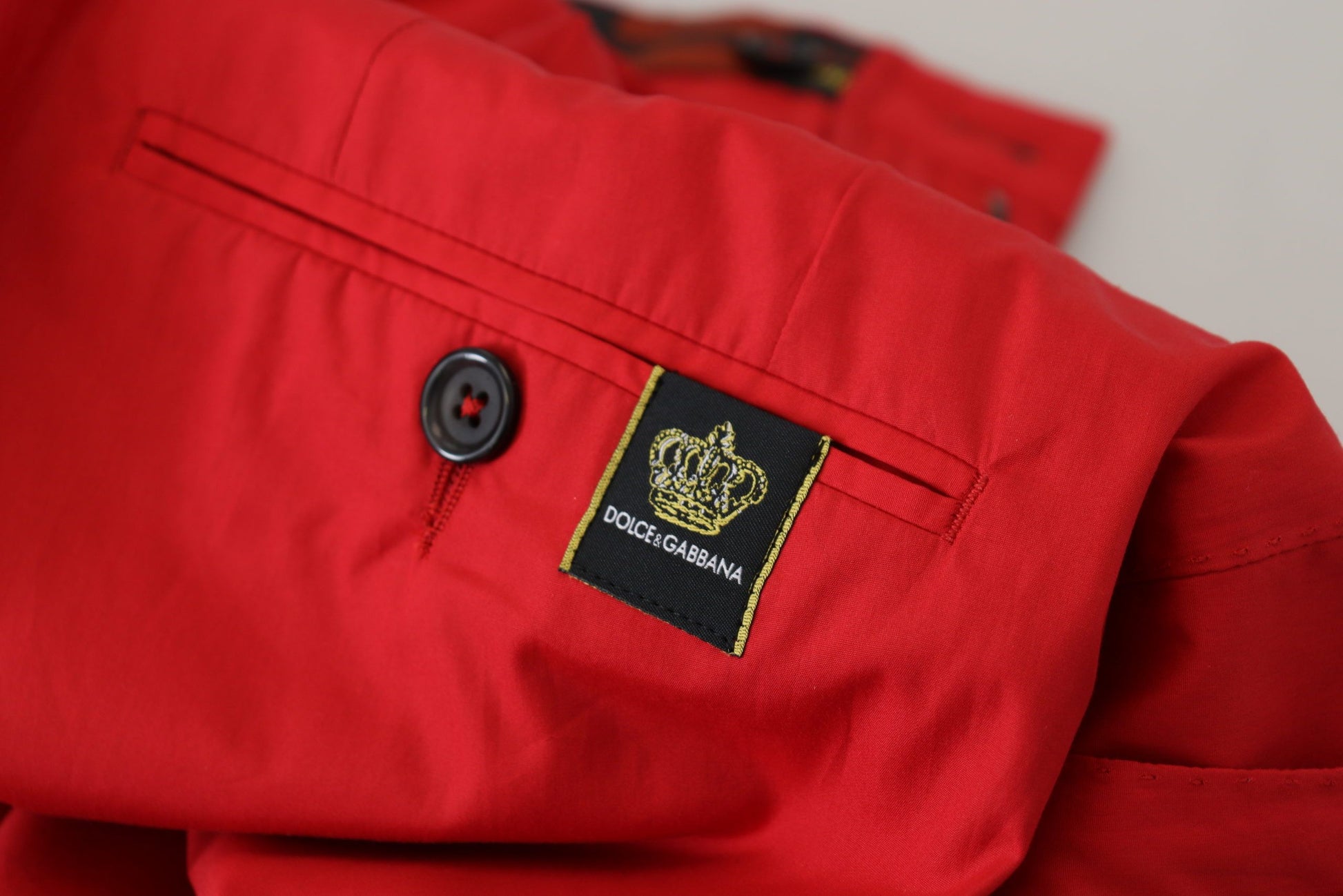 Dolce & Gabbana Red Chino Pants for Men additional view