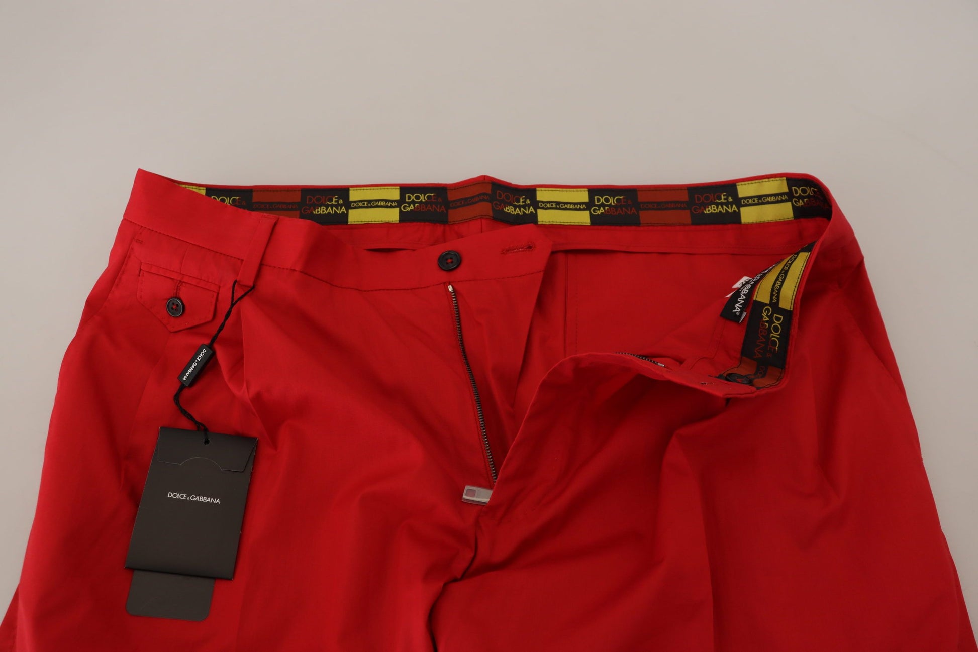 Dolce & Gabbana Red Chino Pants for Men additional view