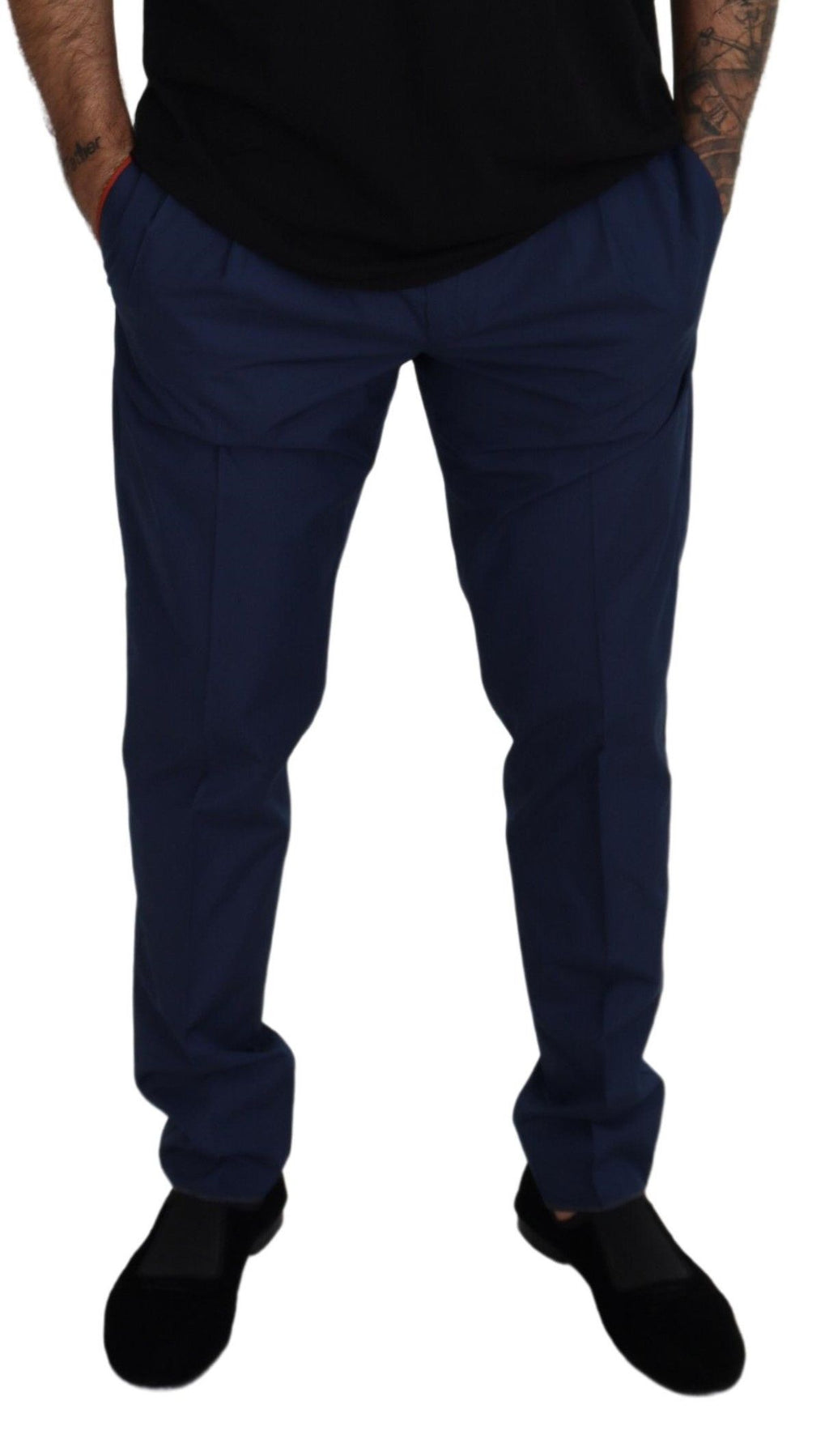 Dolce & Gabbana Blue Chino Pants for Men detail view