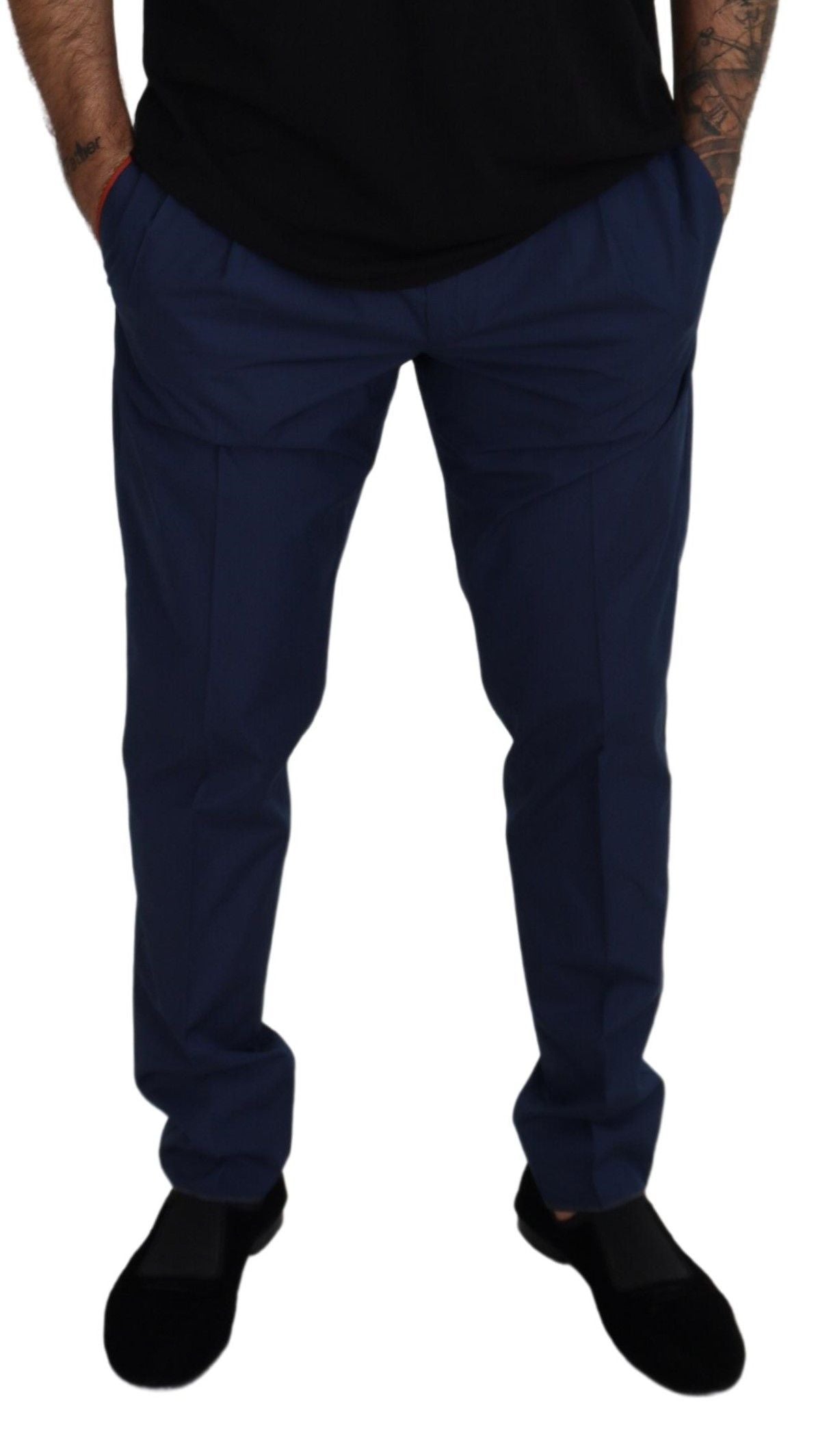 Dolce & Gabbana Blue Chino Pants for Men detail view