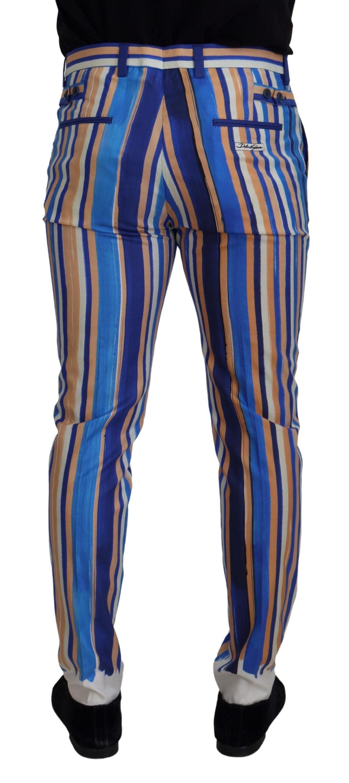Dolce & Gabbana Blue Skinny Pants for Men alternate view