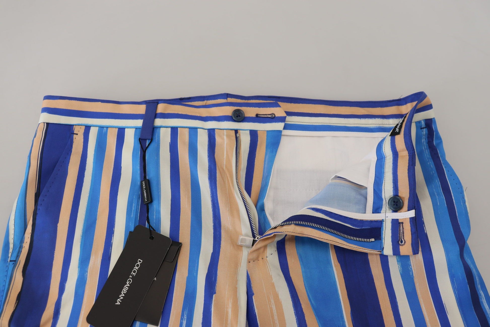 Dolce & Gabbana Blue Skinny Pants for Men additional view